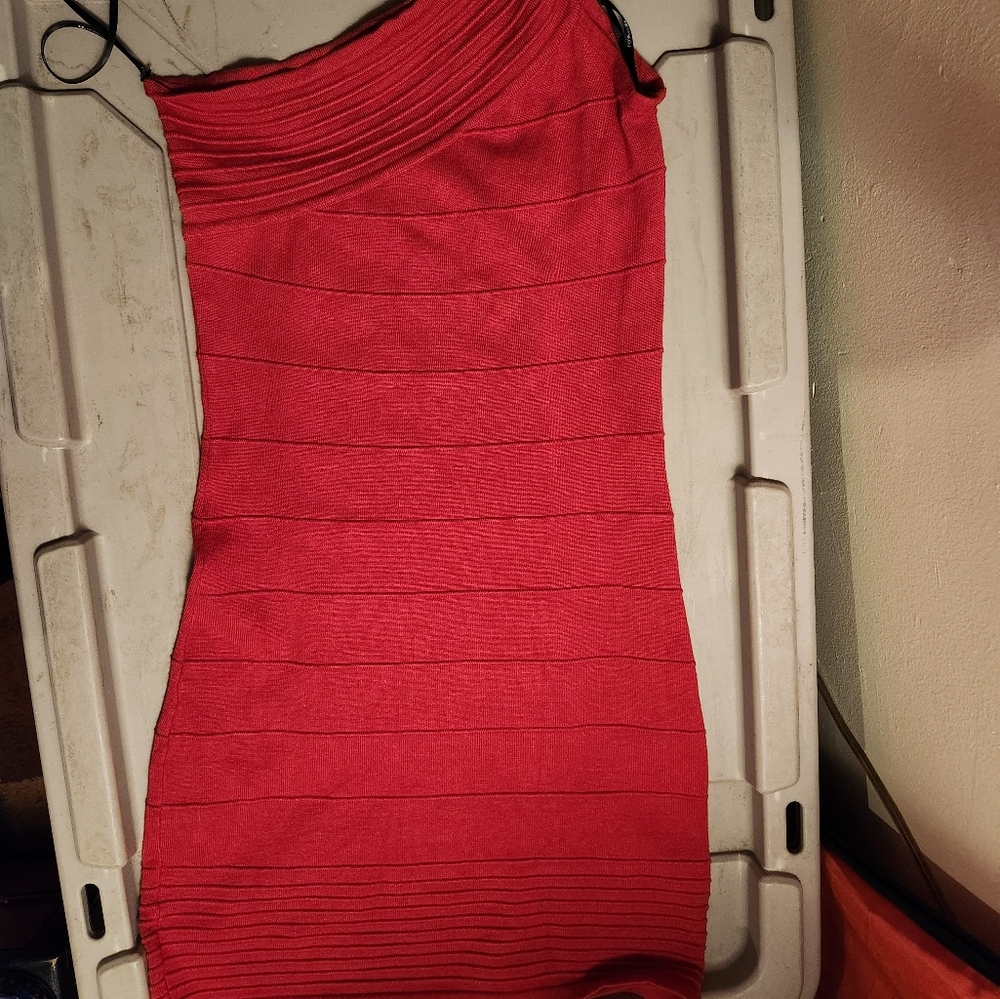 Elegant off the shoulder knit dress